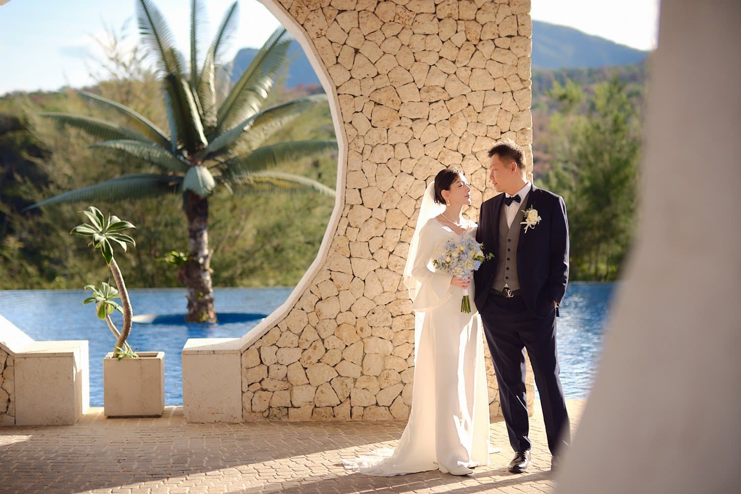 J & X — wedding at Oriental Hills Okinawa, Onna, Okinawa